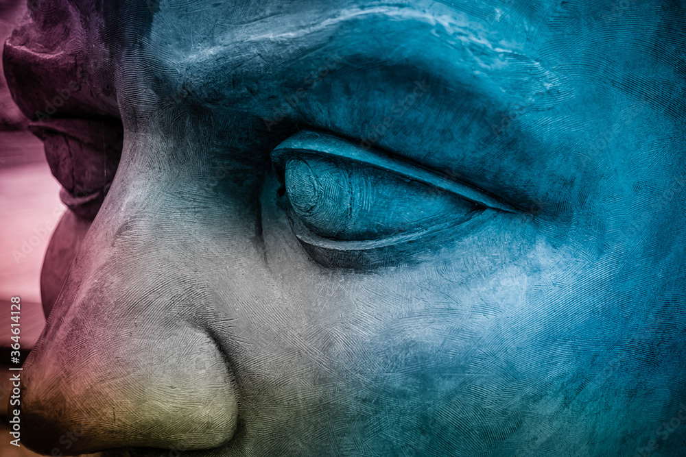 Fototapeta premium close up of a man face