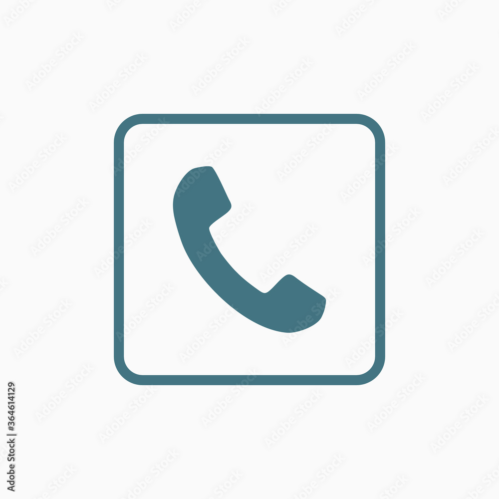 Telephone icon for your web site and mobile design Telephone icon for your web site and mobile design
