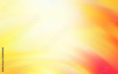 Light Red, Yellow vector blurred template. New colored illustration in blur style with gradient. The best blurred design for your business.