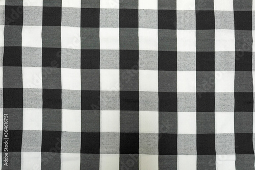 Black and white fabric background texture