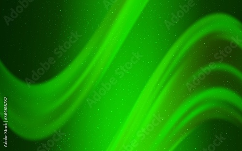Light Green vector background with astronomical stars. Modern abstract illustration with Big Dipper stars. Best design for your ad, poster, banner.