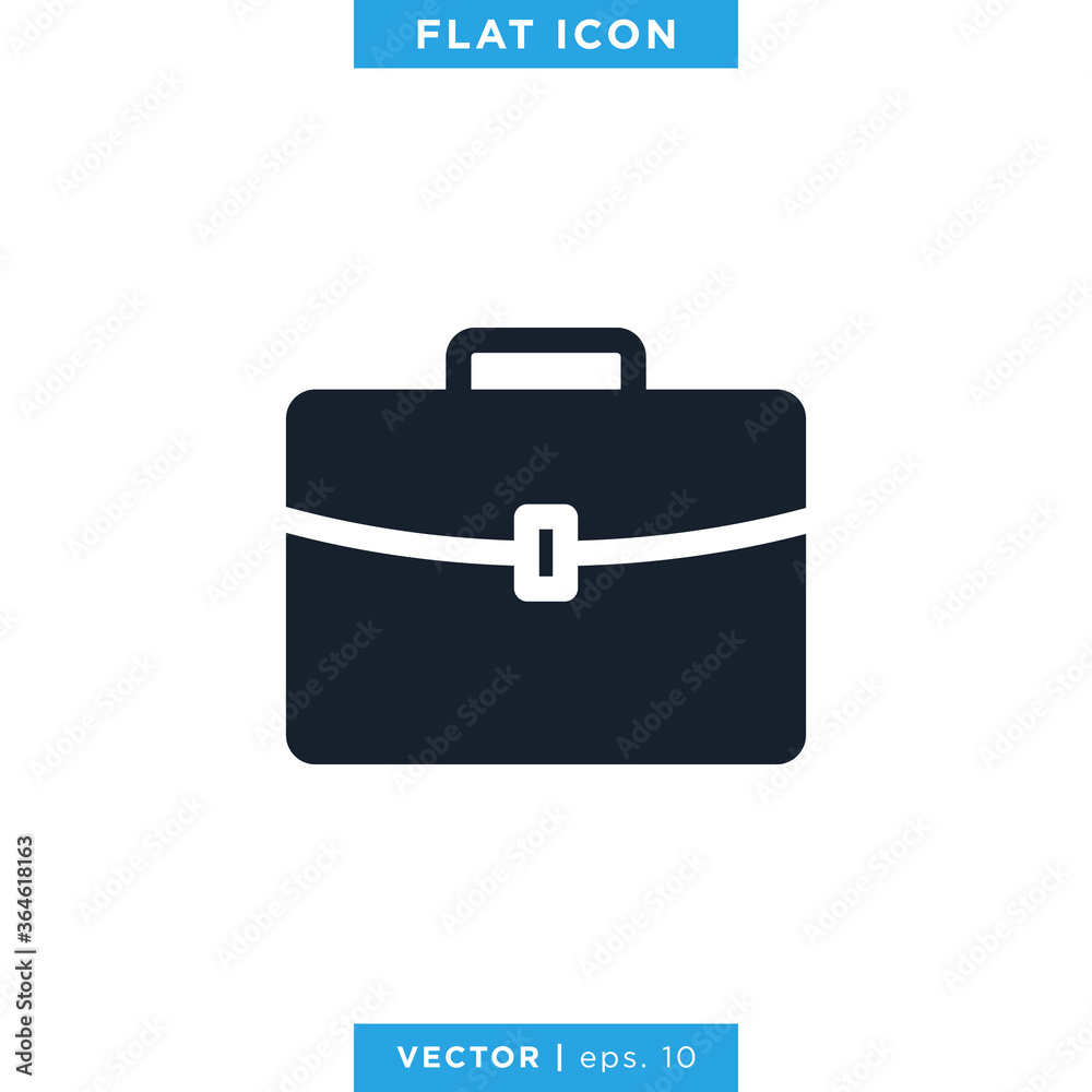 Briefcase Icon Vector Design Template Briefcase Icon Vector Design Template