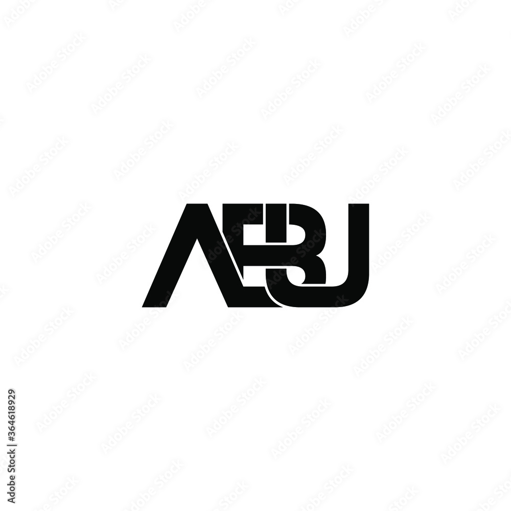 abu letter original monogram logo design