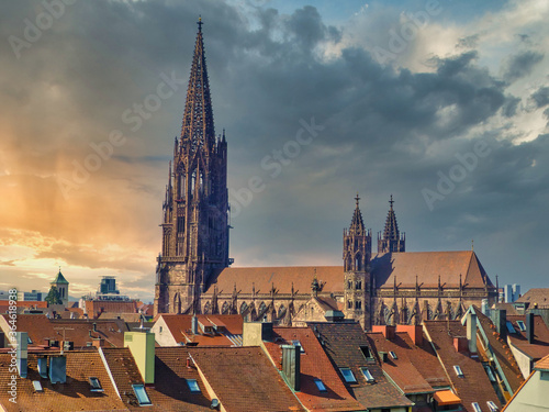 Old Church Of Colmar in Alsace. France, Europe photo