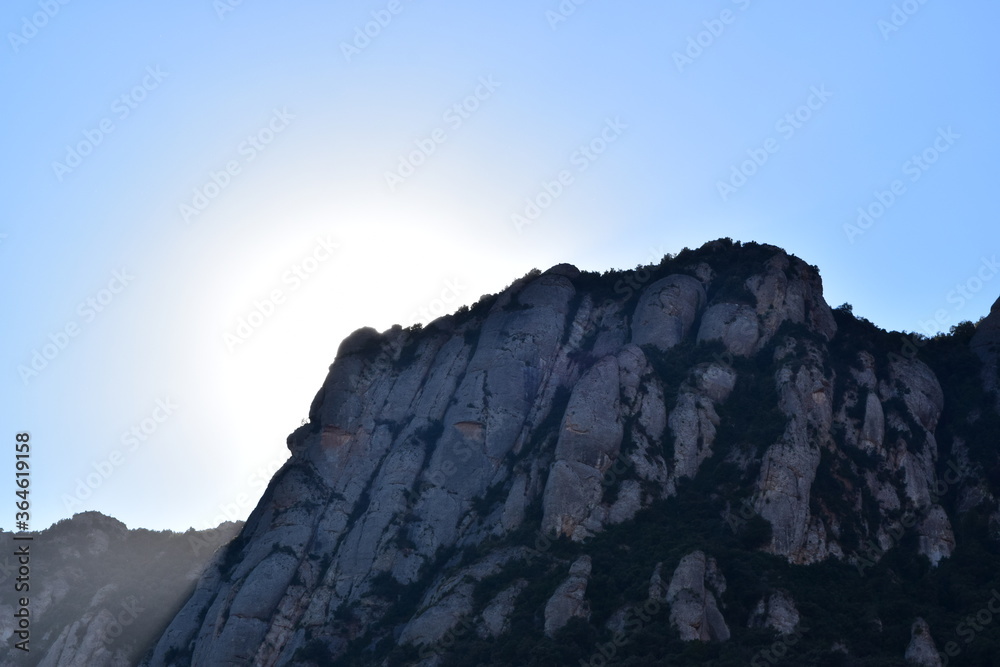 Montserrat Mountain in Catalonia, Spain