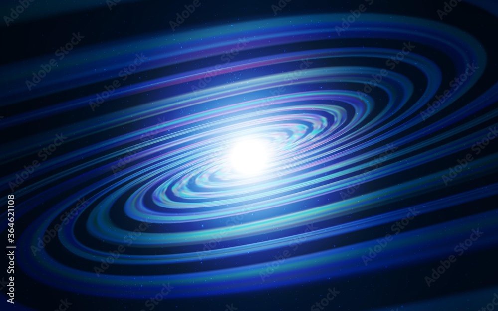 Fototapeta premium Dark BLUE vector background with astronomical stars. Modern abstract illustration with Big Dipper stars. Best design for your ad, poster, banner.