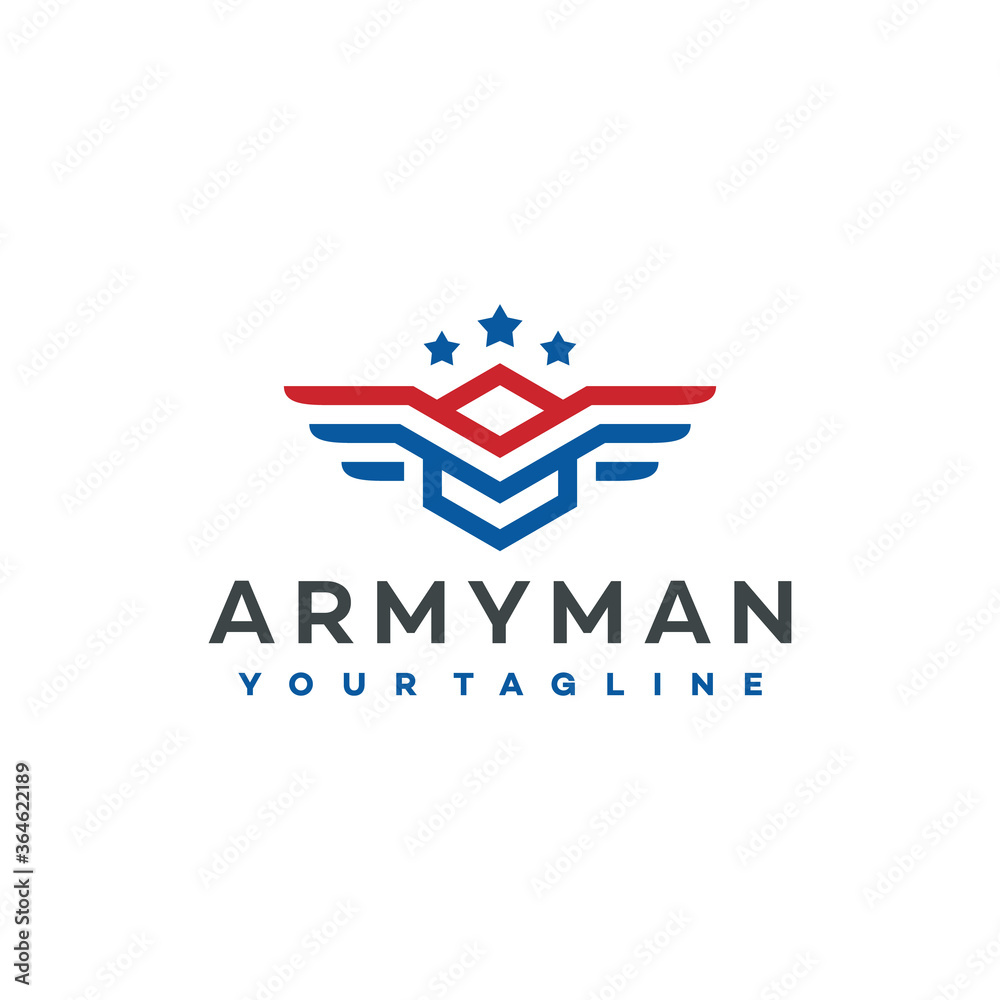 Premium Military Logo Design Template Premium Military Logo Design Template