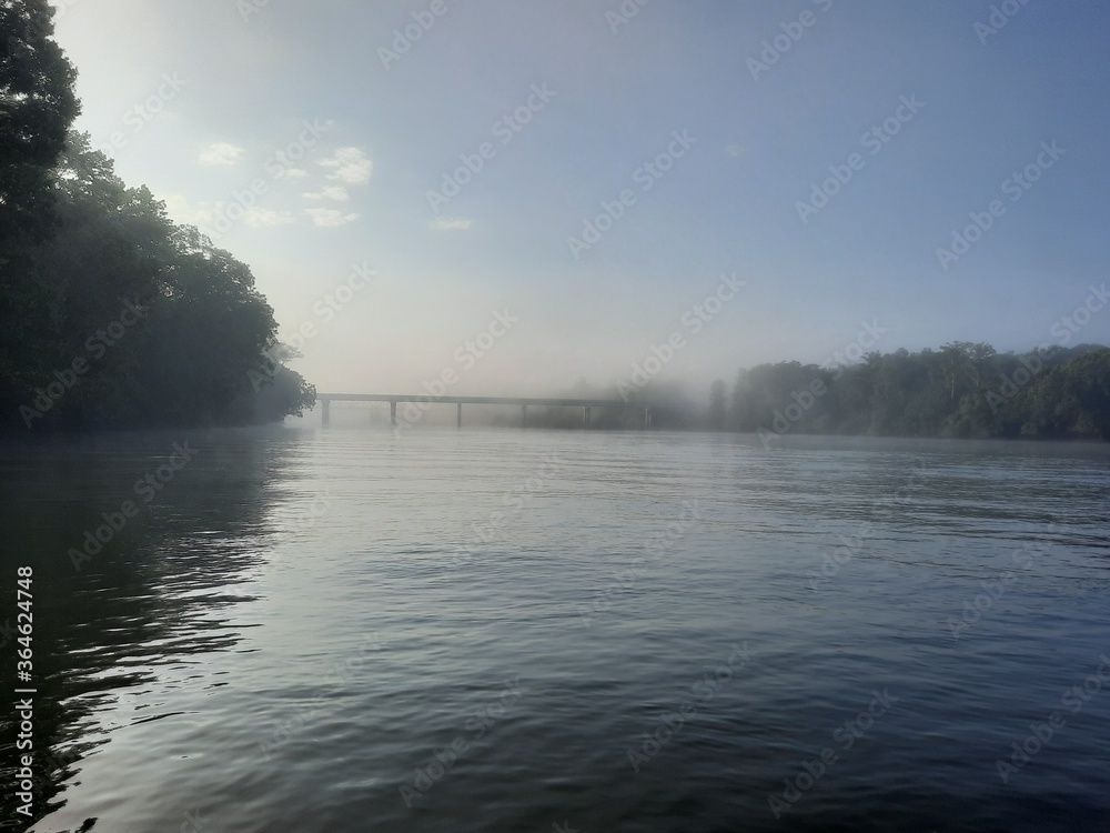 foggy morning on the river foggy morning on the river