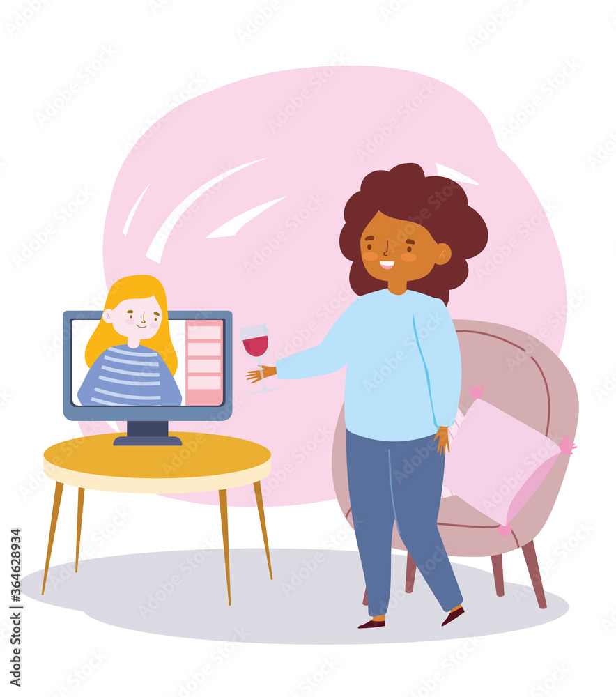 online party, meeting friends, people staying in touch with each other by internet online party, meeting friends, people staying in touch with each other by internet