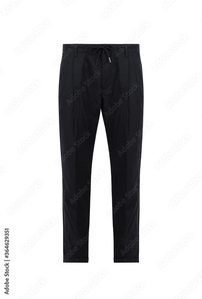 Front views of black trousers Front views of black trousers