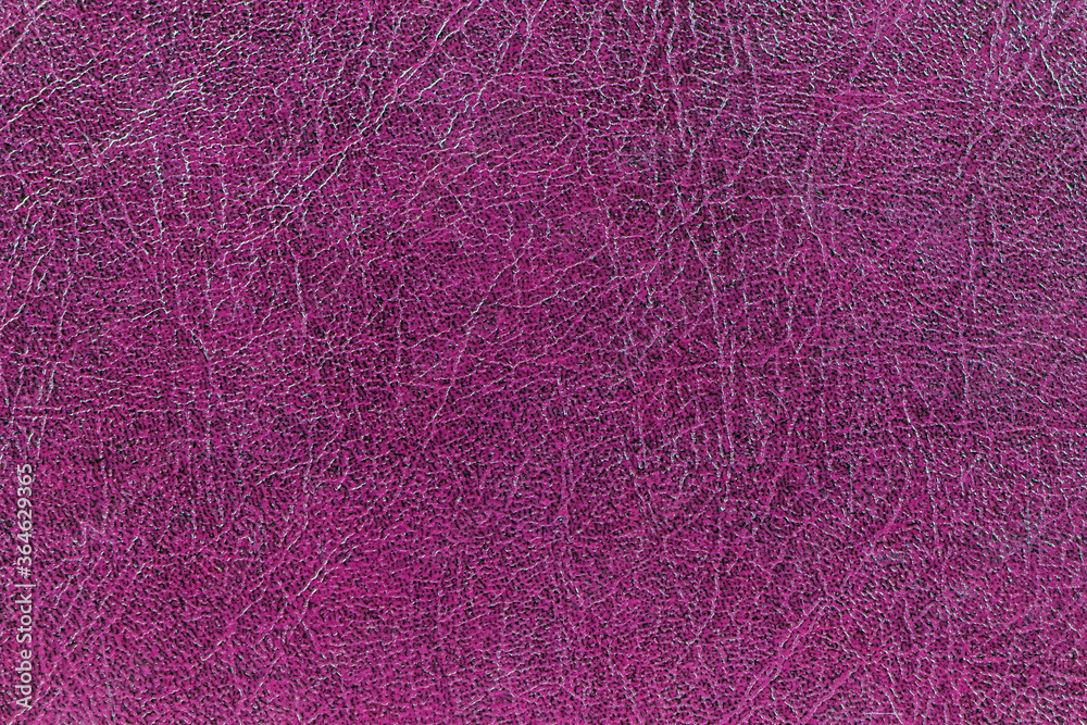 Fototapeta premium Pink leather abstract background. Close up magenta leather texture. Pink background