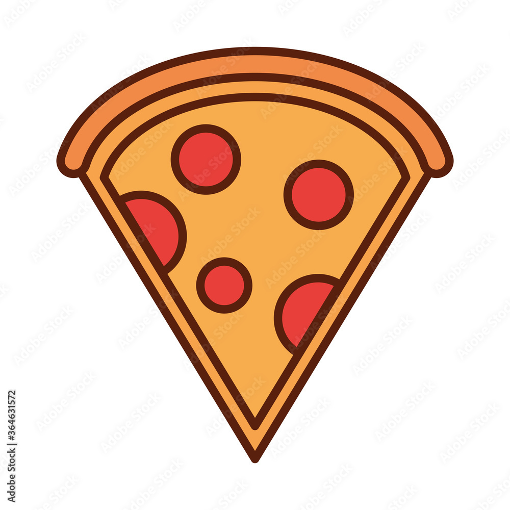 fast food slice pizza dinner and menu, tasty meal and unhealthy line and fill icon fast food slice pizza dinner and menu, tasty meal and unhealthy line and fill icon