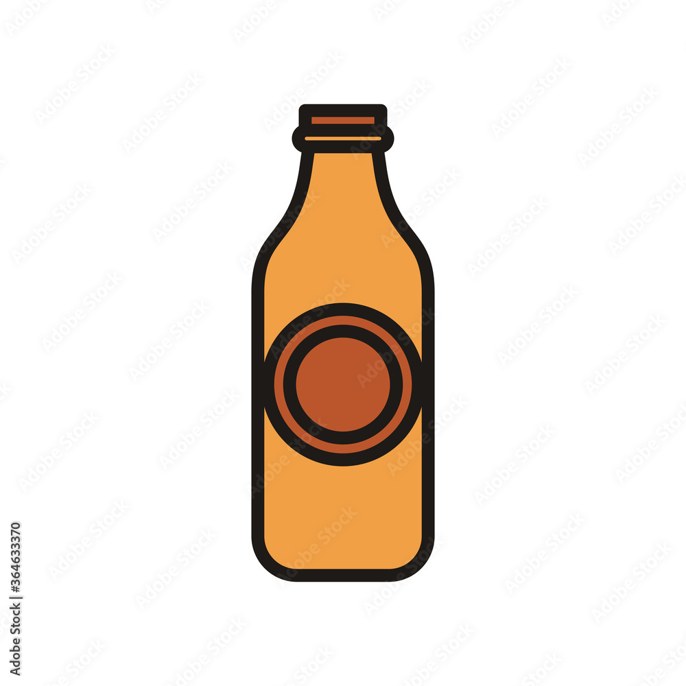 beer bottle drink international day fill style beer bottle drink international day fill style