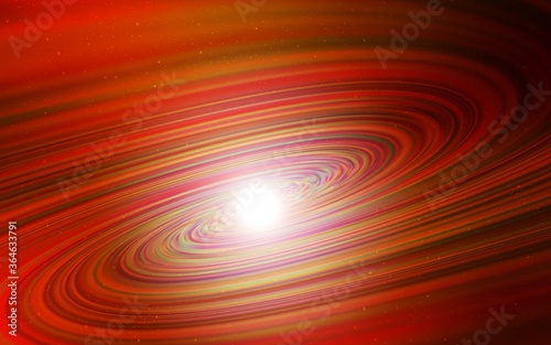 Light Red vector texture with milky way stars. Blurred decorative design in simple style with galaxy stars. Pattern for futuristic ad, booklets.