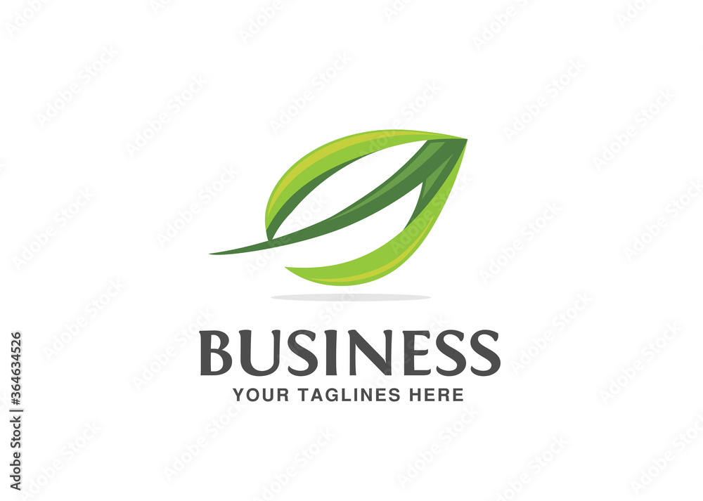 Green leaf ecology nature element vector icon, Leaf Icon, green leaf ecology nature element vector