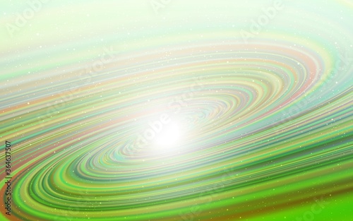 Light Green vector pattern with night sky stars. Modern abstract illustration with Big Dipper stars. Pattern for astronomy websites.