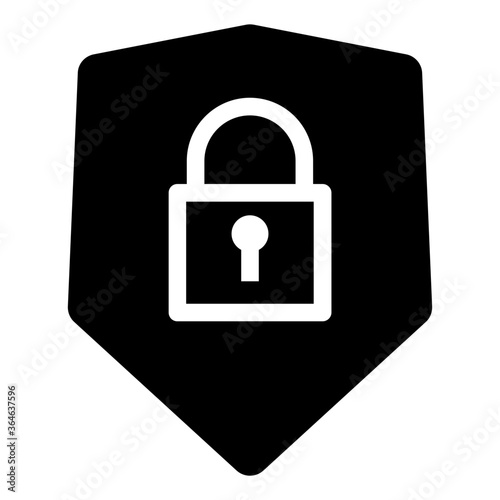 Security padlock icon