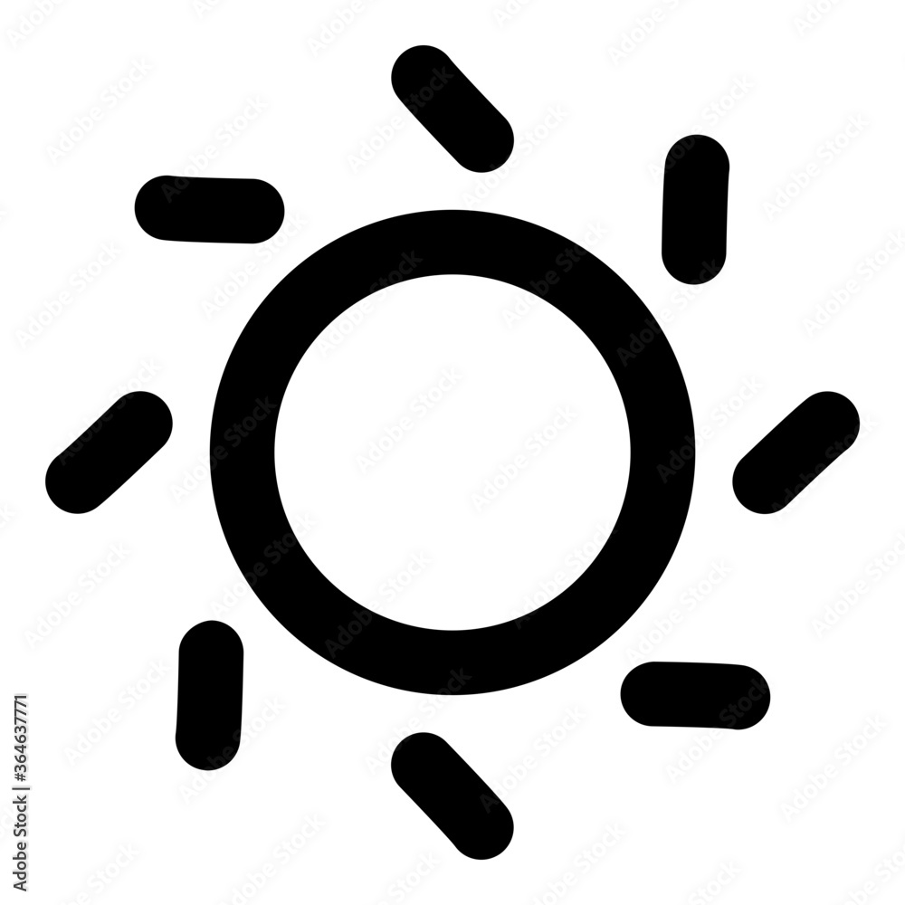 Sun light icon Sun light icon