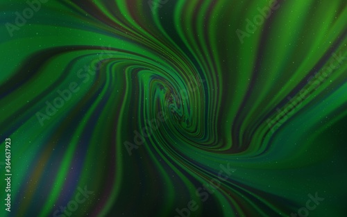 Light Green vector texture with milky way stars. Blurred decorative design in simple style with galaxy stars. Smart design for your business advert.