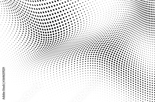 The halftone texture is monochrome. Vector chaotic background