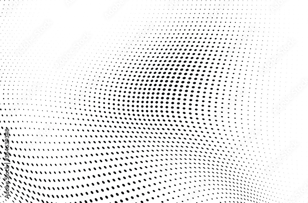 The halftone texture is monochrome. Vector chaotic background