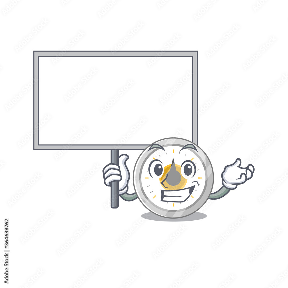 sweet Mascot design of old kitchen timer bring a board sweet Mascot design of old kitchen timer bring a board