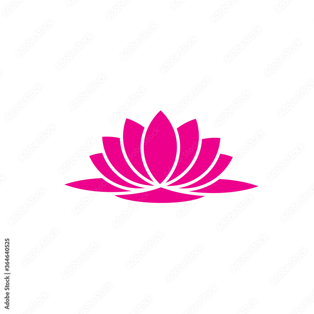 Lotus icon vector Lotus icon vector