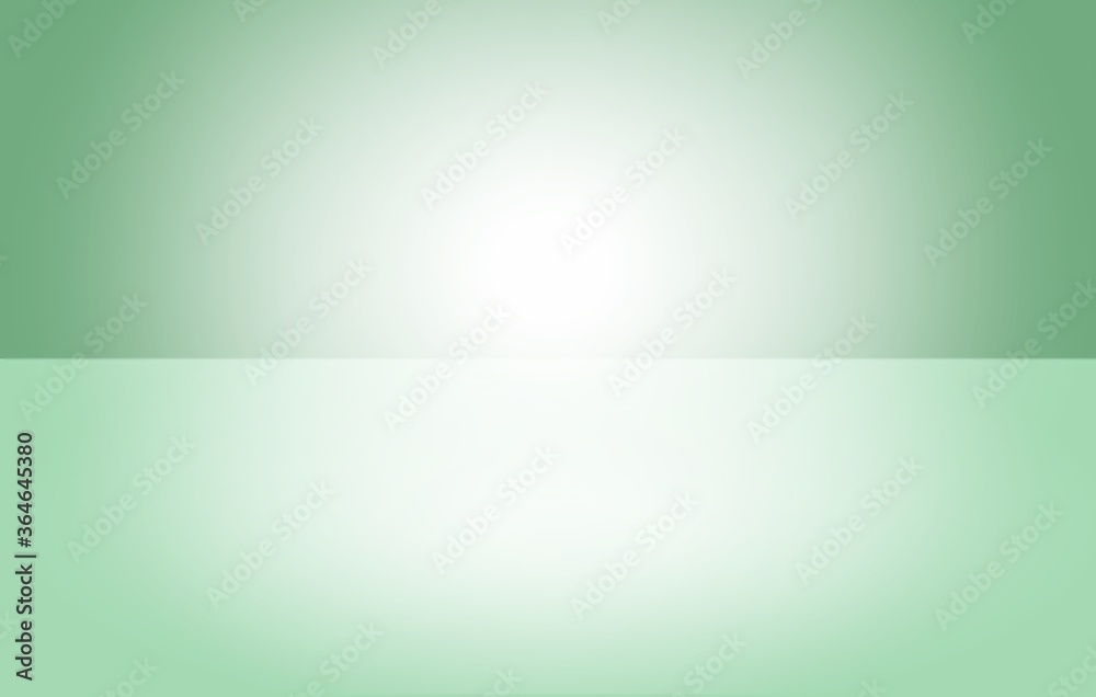 Green light gradient abstract background blurred empty studio room backdrop wallpaper. use for showcase or product your. copy space for text