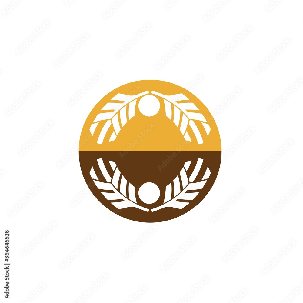 Grain wheat logo concept, Agriculture wheat Logo Template vector icon
Grain wheat logo concept, Agriculture wheat Logo Template vector icon