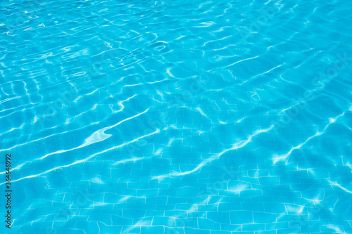 Clear blue water pool background