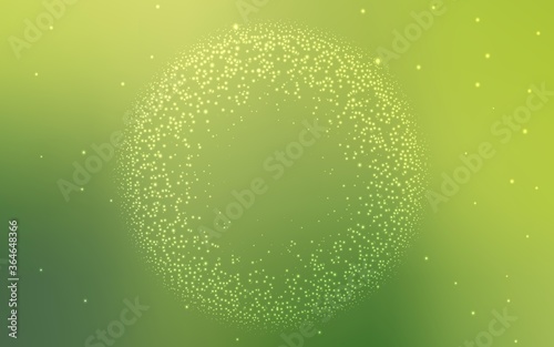 Light Green vector template with space stars. Modern abstract illustration with Big Dipper stars. Smart design for your business advert.