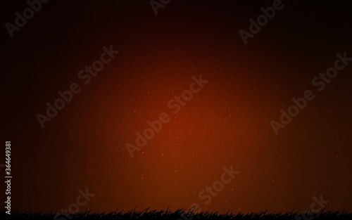 Dark Red vector texture with milky way stars. Shining colored illustration with bright astronomical stars. Smart design for your business advert.