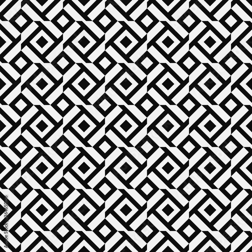 Seamless abstract geometric patterns with dynamics rhombuses