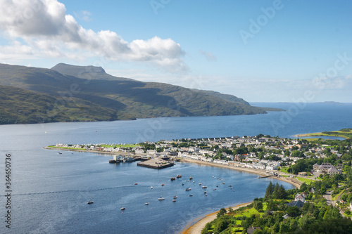 View over Ullapoool, Loch Broom, Scotland