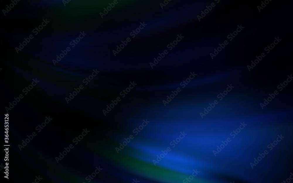 Dark BLUE vector modern elegant background. A completely new colored illustration in blur style. Blurred design for your web site.
