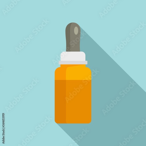 Cough syrup ointment icon. Flat illustration of cough syrup ointment vector icon for web design