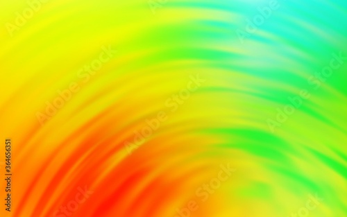 Light Multicolor vector layout with curved lines. A sample with colorful lines  shapes. Colorful wave pattern for your design.
