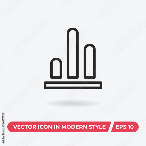 Free Download Graphic icon vector. Chart sign - GFXLoad
