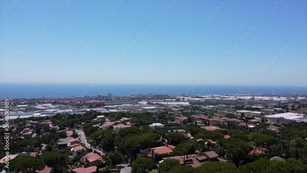 Aerial capture of the city of Barcelona. Aerial capture of the city of Barcelona.