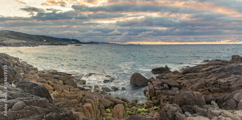 Vista de la costa de la Mariña Lucense, Galicia. photo