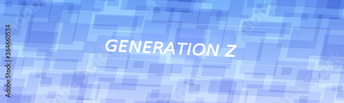 Generation Z 3D Illustration