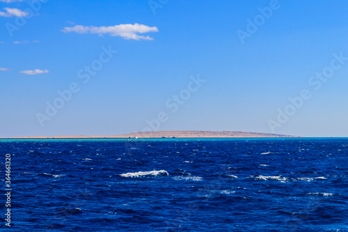 View of the Red sea in Hurghada  Egypt
