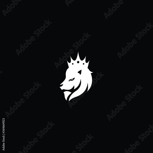 Lion logo vector illustration  emblem design. Lion Head Logo