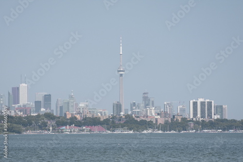 Canvas Print CN Tower Toronto Ontario Canada Skyline Skyscrapers