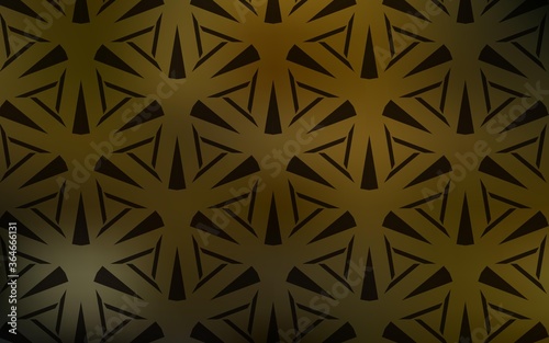  layout with lines, triangles. Glitter abstract illustration with triangular shapes. Modern template for landing page.
