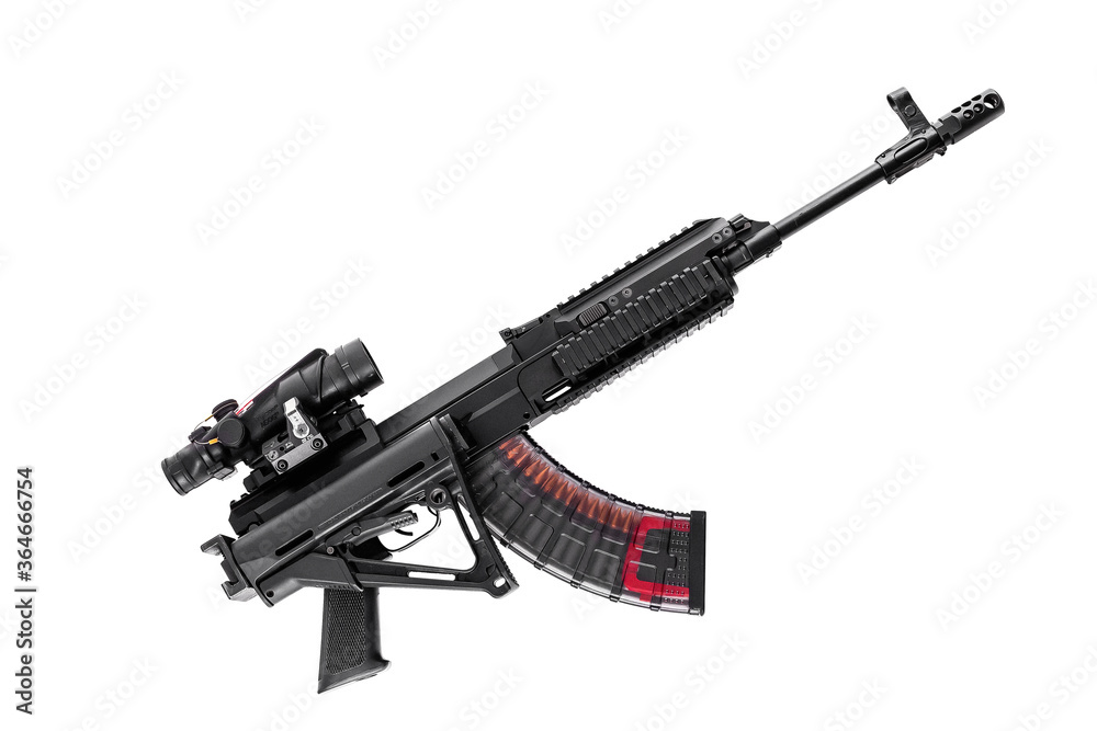 sa vz 58 expert carbine black isolated assault rifle