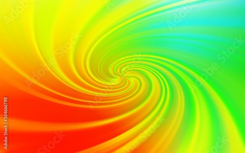 Light Multicolor vector backdrop with curved lines. An elegant bright illustration with gradient. Colorful wave pattern for your design.