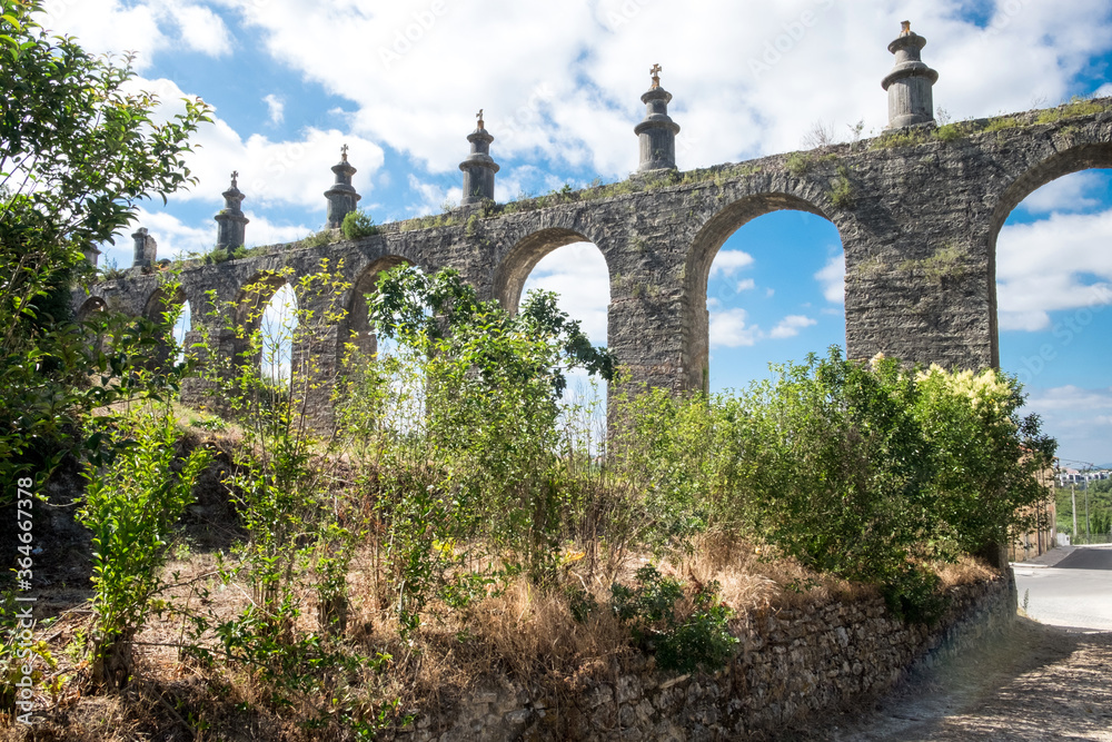 The Aqueduct dos Pegoes Altos in Tomar, Portugal, 