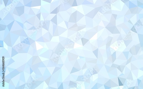 Light BLUE vector low poly background. Geometric illustration in Origami style with gradient. Polygonal design for your web site.