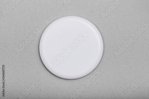 white flying plate isolated on white backbround